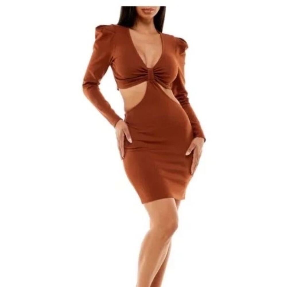Socialite Long Sleeve Cutout Minidress Size‎ Large